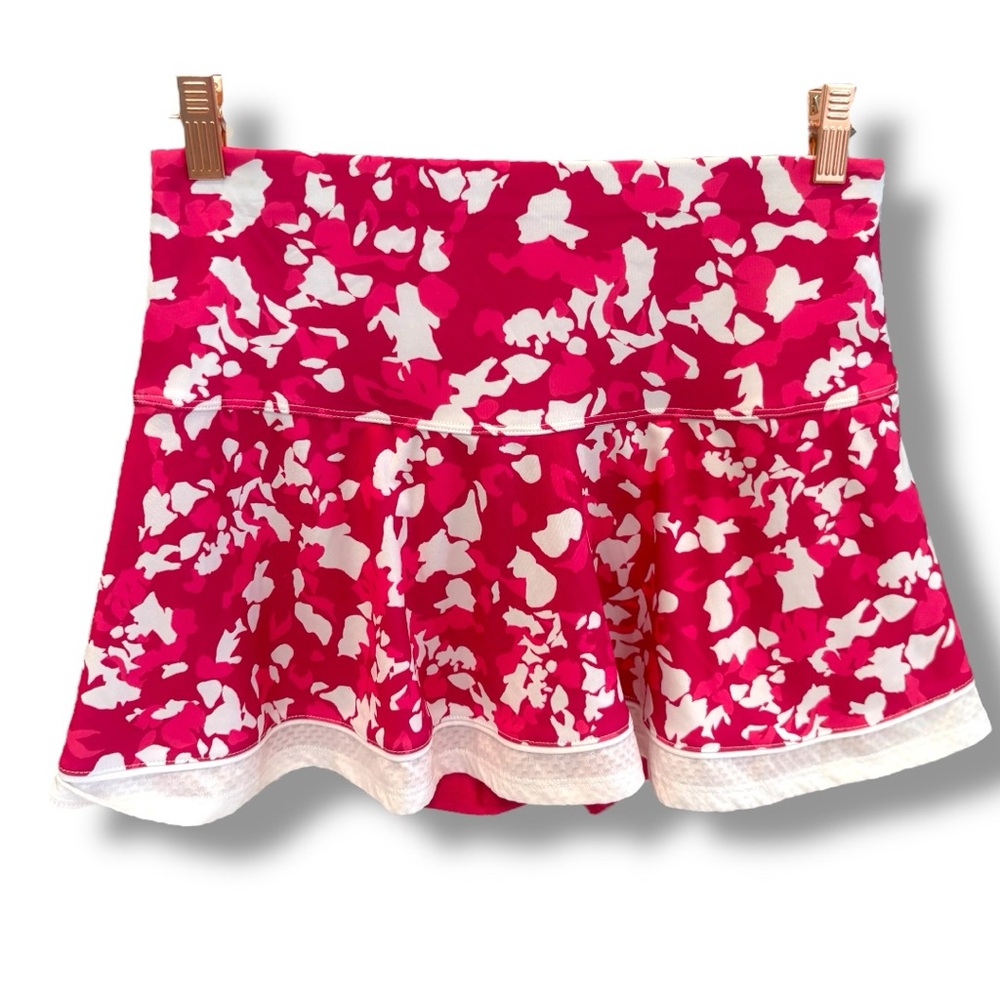 Grand Slam Floral Pink and White Tennis Pickleball Golf Skort. Women’s Size S